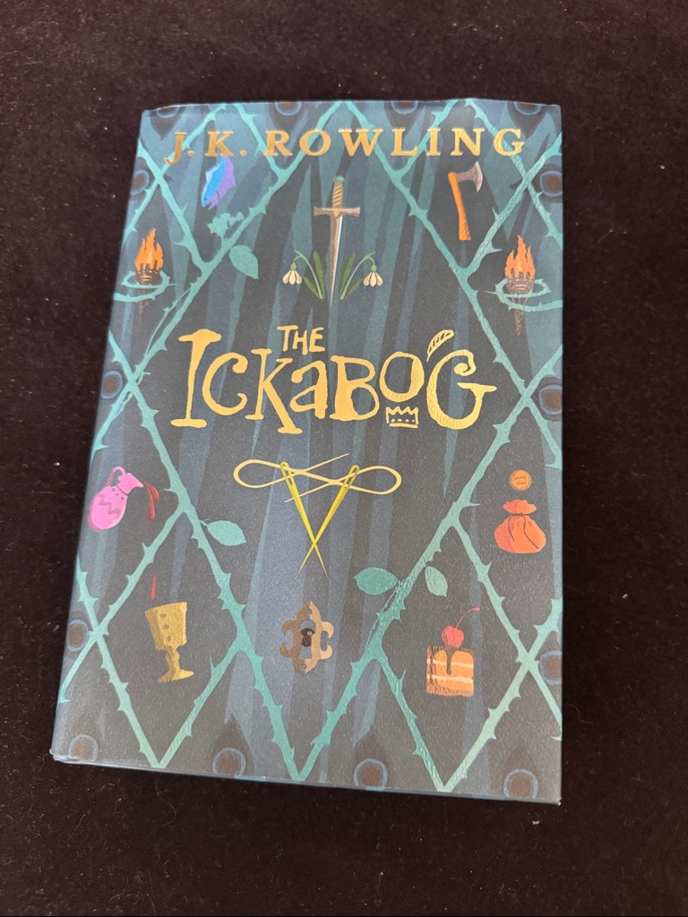 The Ickabog Hardcover Book - Teal and Gold